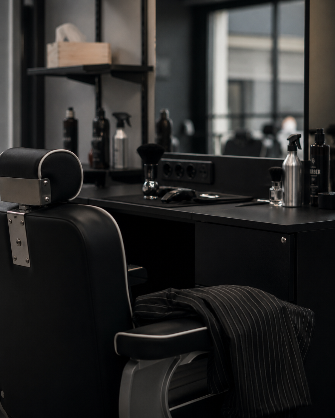 Wnętrze INTER Barbershop