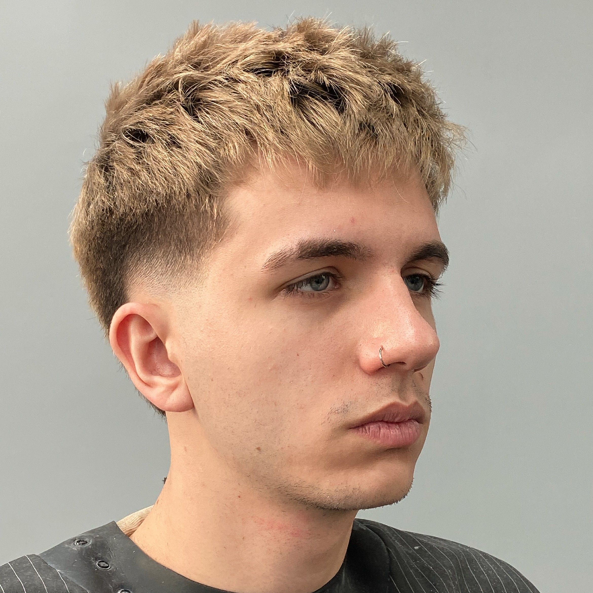 Teksturowany taper fade - realizacja INTER Barbershop